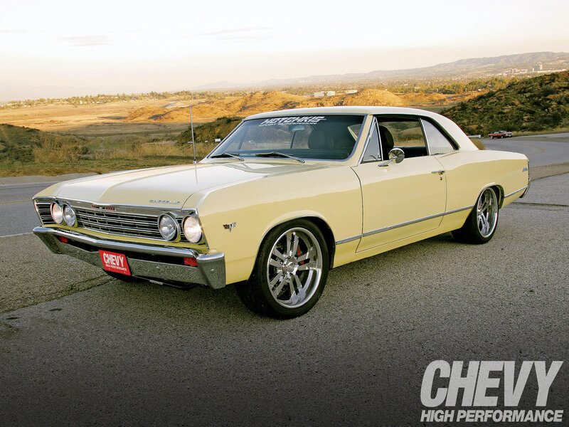 Yellow Classic Chevrolet