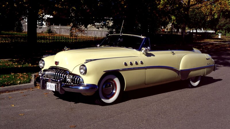 Yellow Classic Convertible — Serene, Autumn