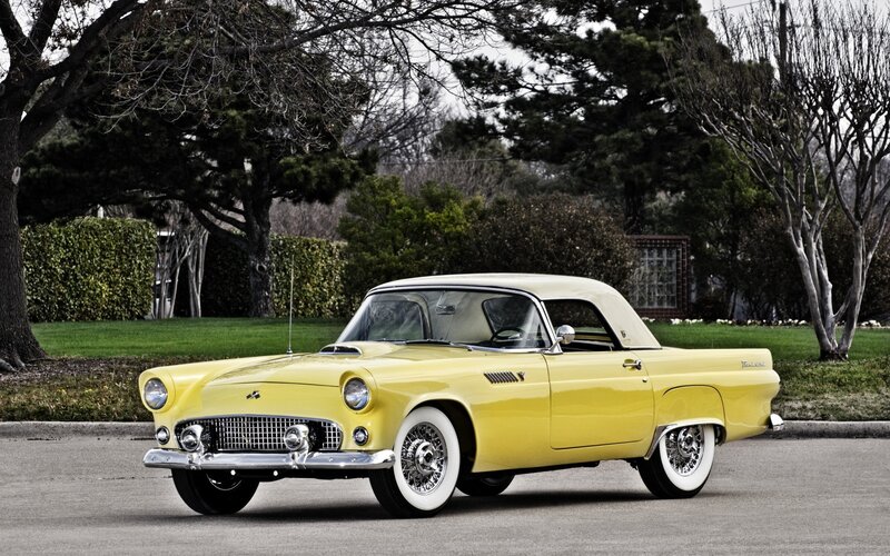 Yellow Classic Convertible — Serene, Spring