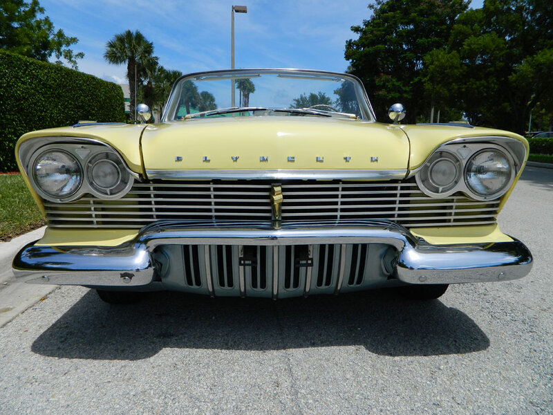 Yellow Classic Convertible — Serene