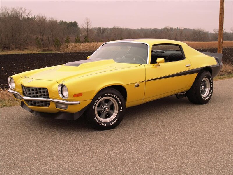 Yellow Classic Muscle Car — Calm