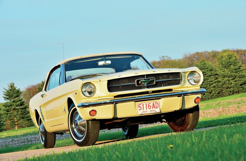 Yellow Classic Mustang — Serene