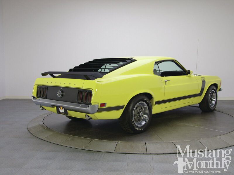 Yellow Classic Mustang