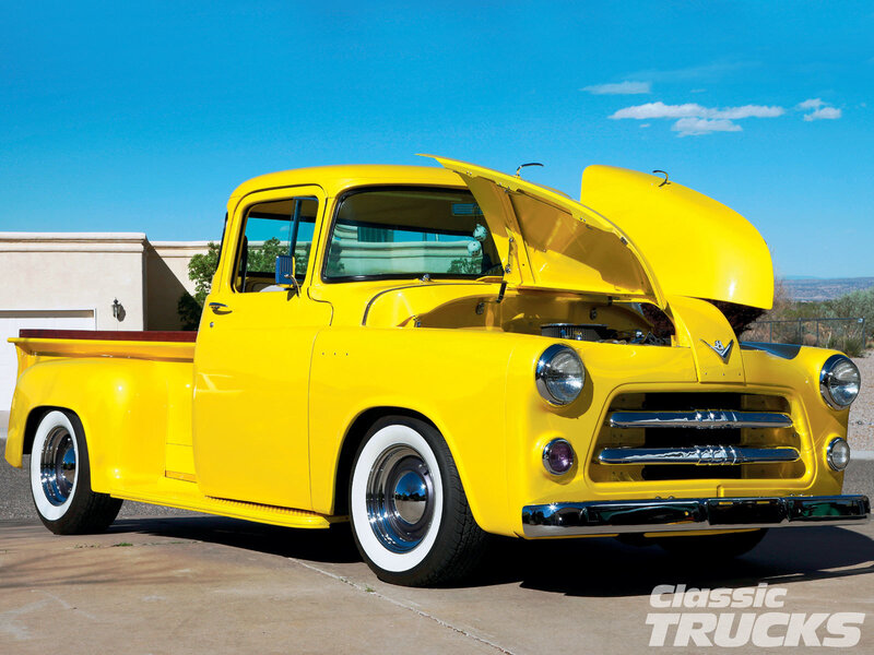 Yellow Classic Pickup Truck — Bright