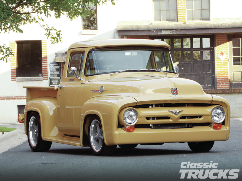 Yellow Classic Pickup Truck — Calm, Afternoon, Photograph