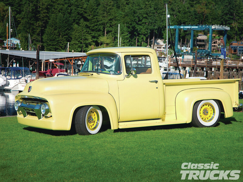 Yellow Classic Pickup Truck — Serene, Afternoon
