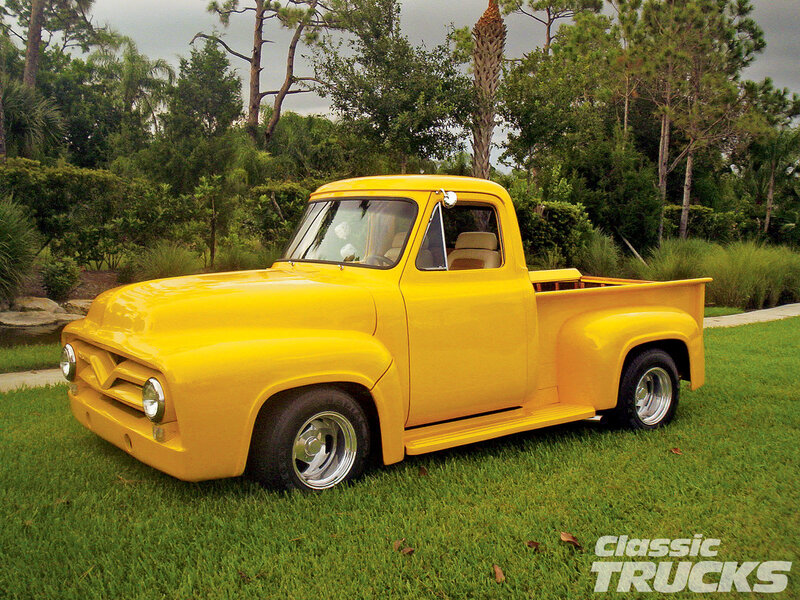 Yellow Classic Pickup Truck — Serene