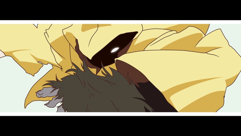 Yellow-cloaked Figure
