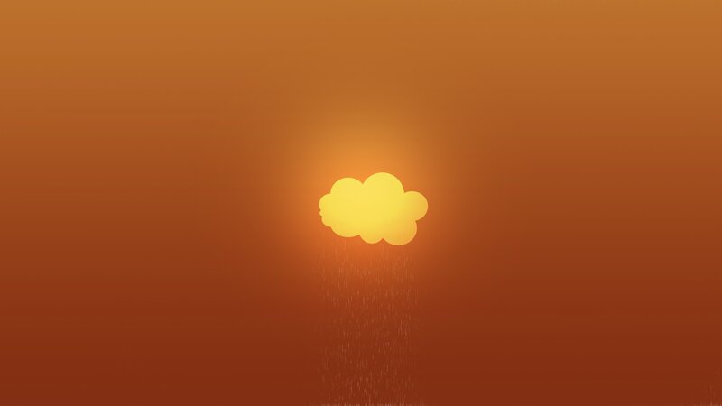 Yellow Cloud Raining