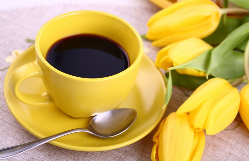 Yellow Coffee Cup