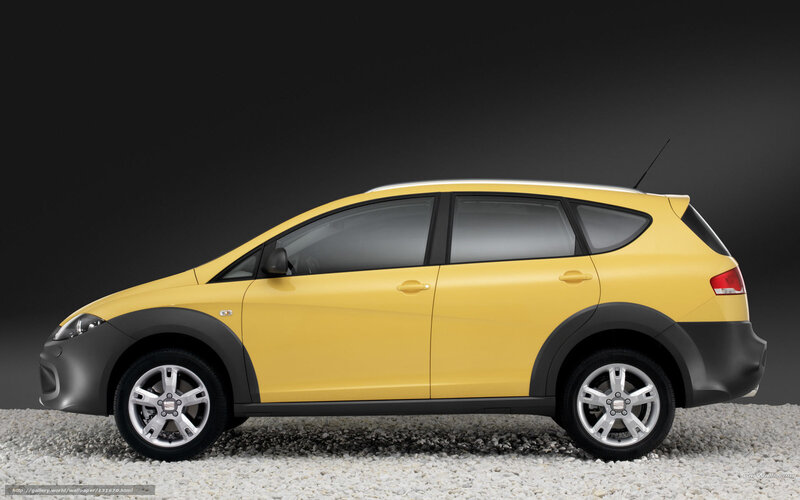 yellow compact crossover car