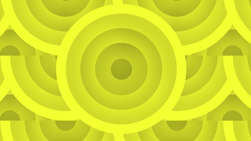 Yellow Concentric Circles — Calm