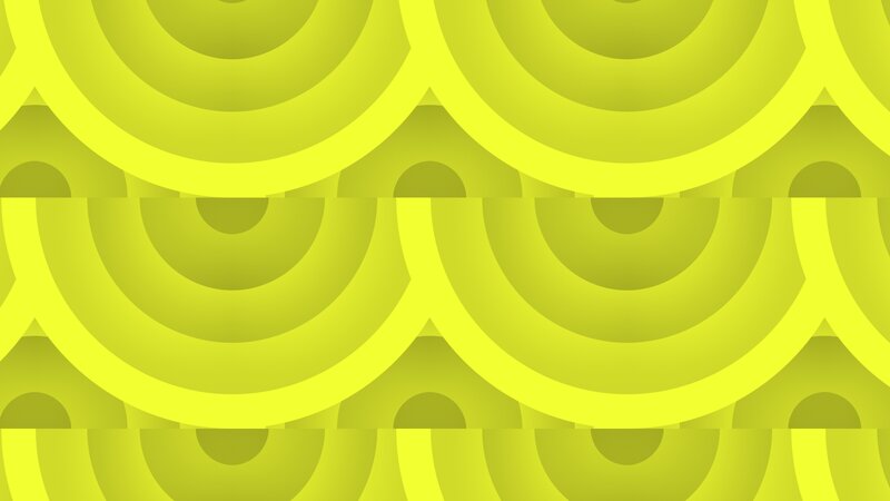 Yellow Concentric Circles