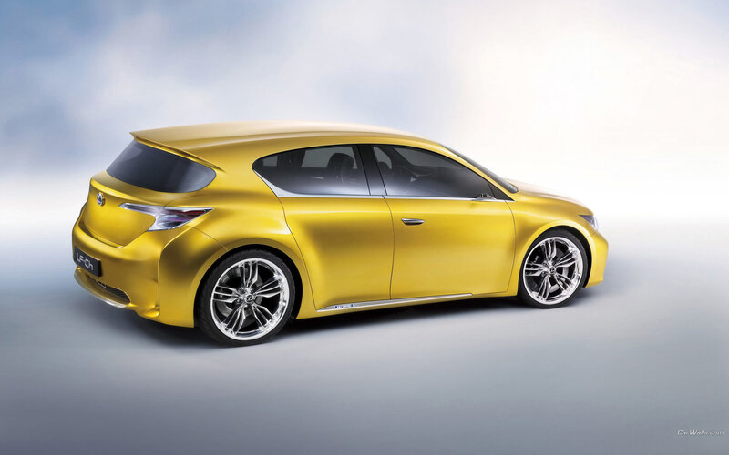 yellow concept car