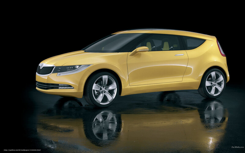 Yellow Concept Car — Dramatic, 3d Render
