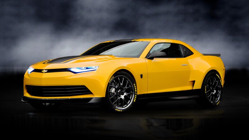 Yellow Concept Car — Dramatic, Photograph, Smoke