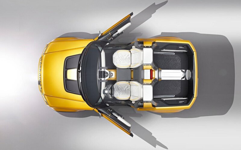 Yellow Concept Car — Modern, 3d Render