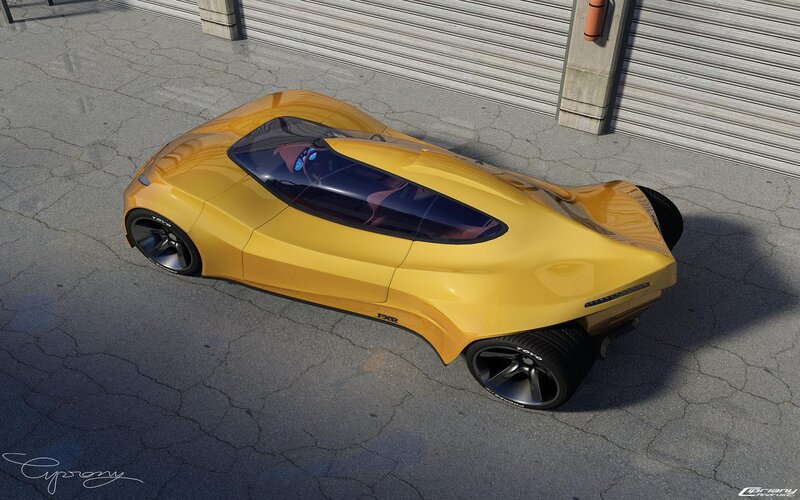 Yellow Concept Car — Neutral
