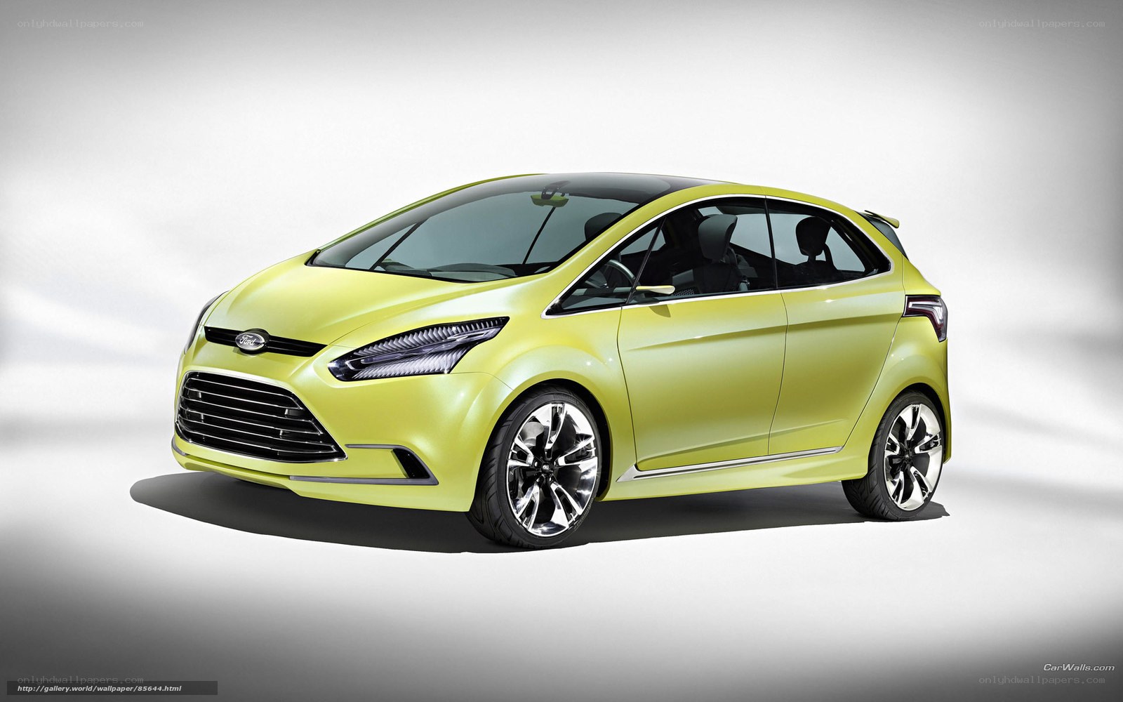 yellow concept car