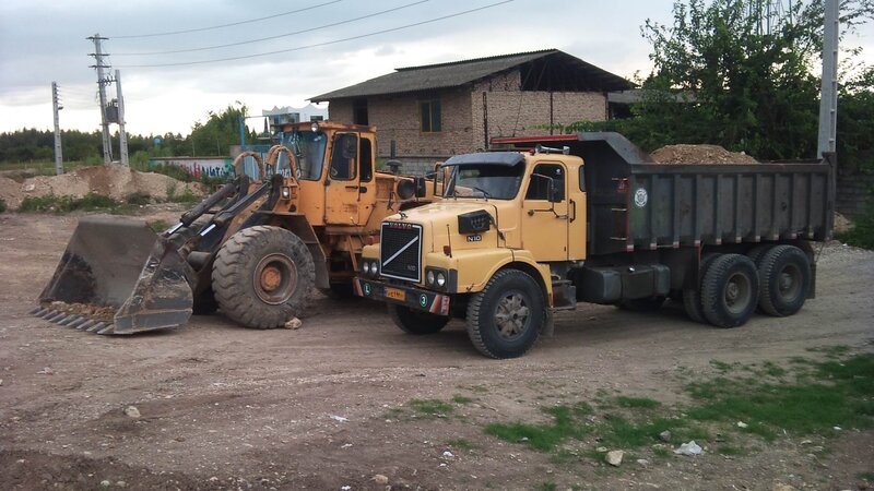 Yellow Construction Vehicles — Industrial
