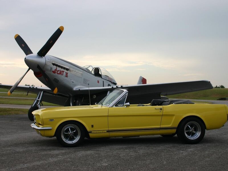 Yellow Convertible Car — Calm