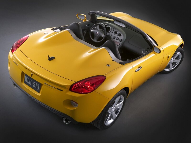 Yellow Convertible Car — Dramatic, Photograph, Steering Wheel, Exhaust Pipe