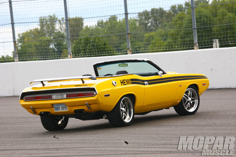Yellow Convertible Car — Dynamic, Afternoon