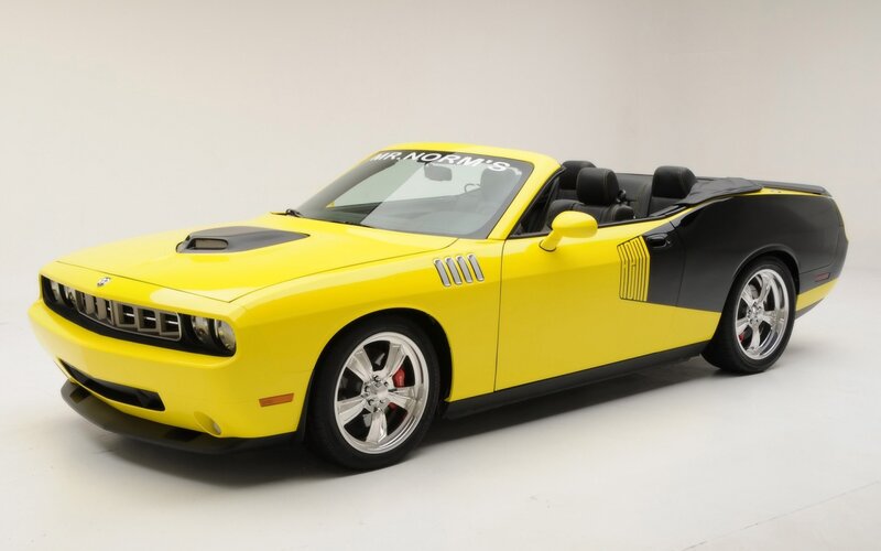 Yellow Convertible Car — Neutral, Photograph, Black Interior, Silver Wheels