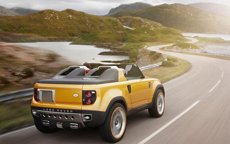 Yellow Convertible Car — Serene, Afternoon