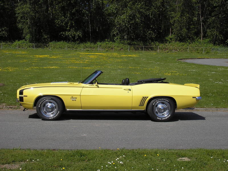 Yellow Convertible Car — Serene