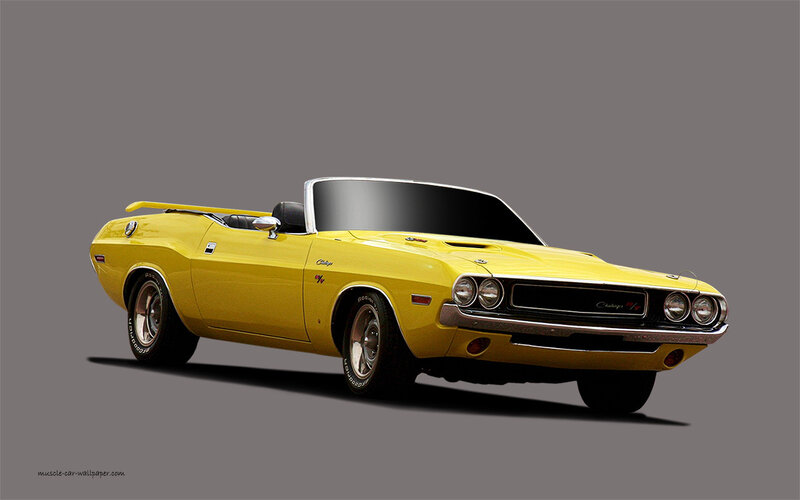 Yellow Convertible Car — Static