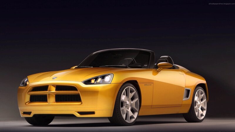 yellow convertible sports car