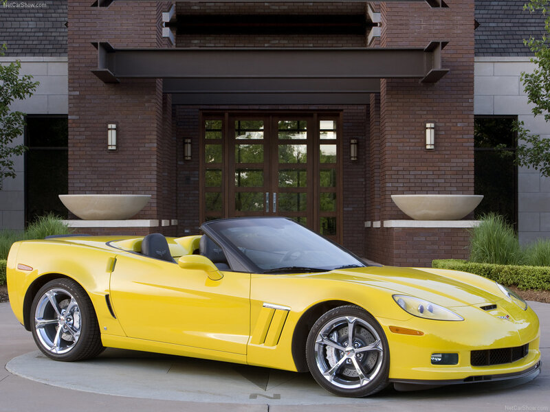 Yellow Convertible Sports Car — Calm