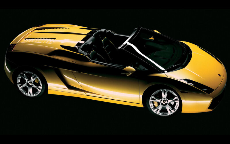 Yellow Convertible Sports Car — Dramatic, Photograph, Wheels
