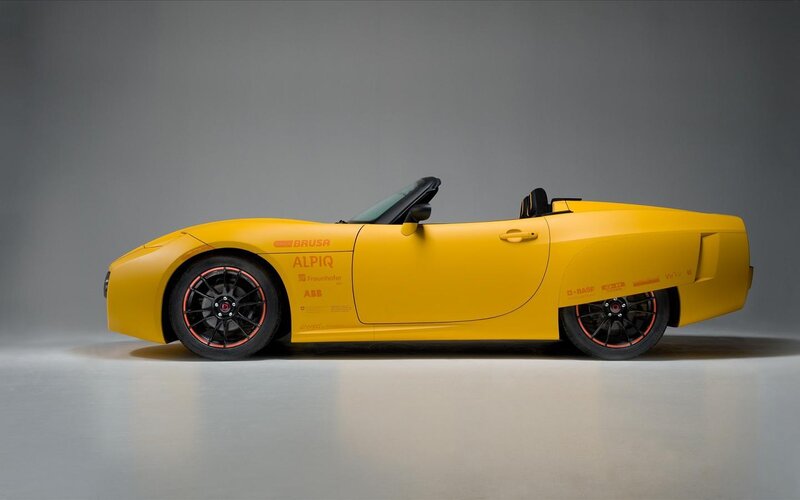 Yellow Convertible Sports Car — Neutral