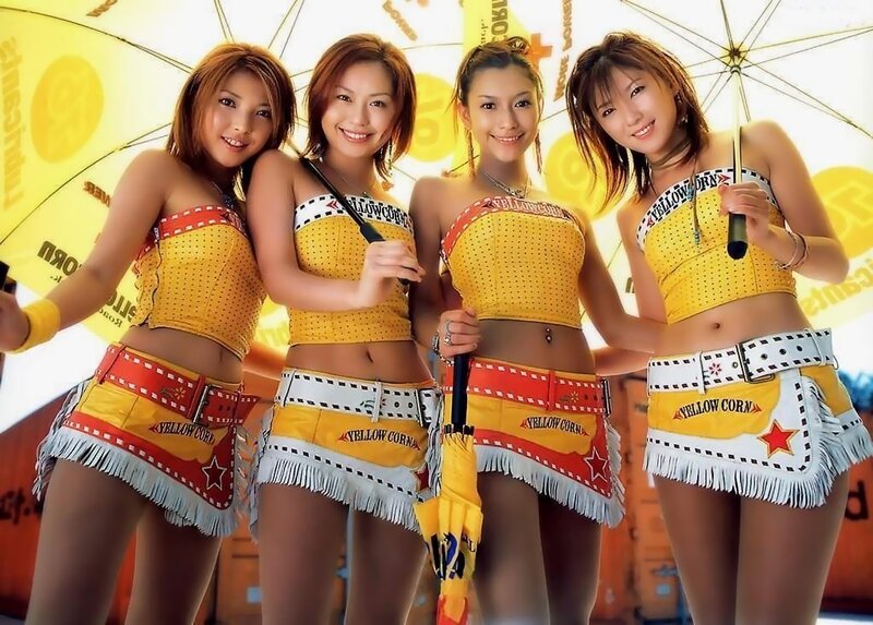 yellow corn promotional models