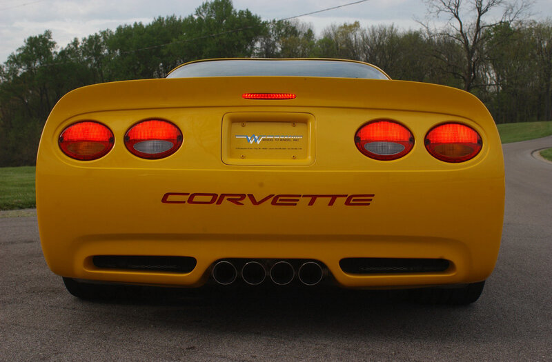 Yellow Corvette Car — Calm