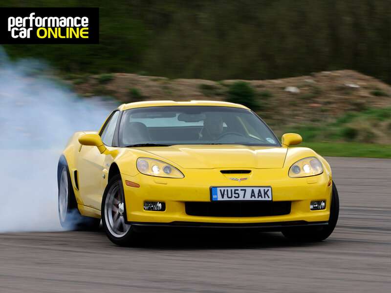 Yellow Corvette Car — Dynamic, Photograph