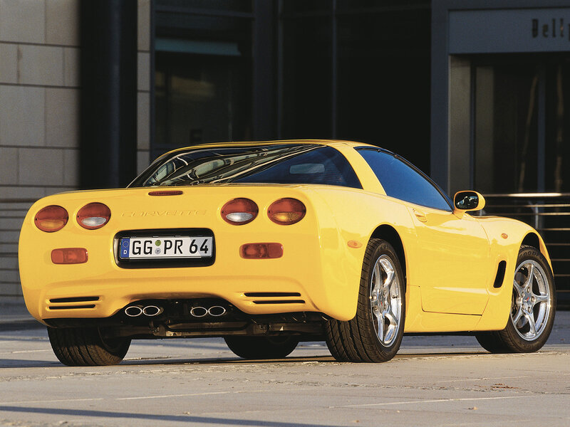 Yellow Corvette Car — Neutral, Afternoon
