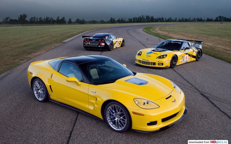Yellow Corvette Cars
