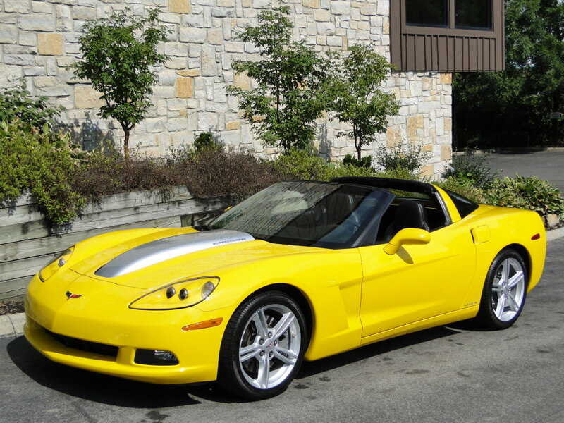 Yellow Corvette Convertible — Calm