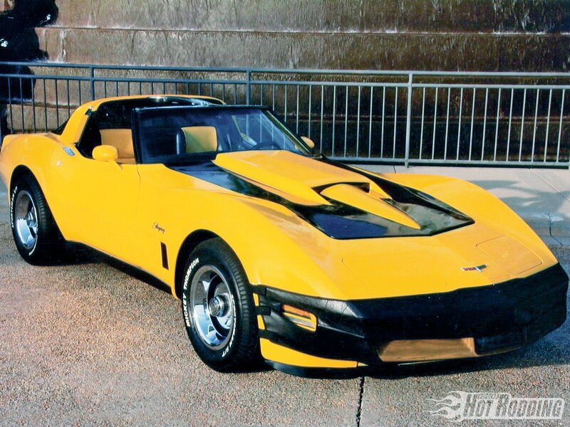 Yellow Corvette Convertible — Static