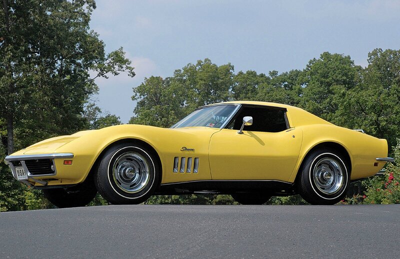 Yellow Corvette Coupe