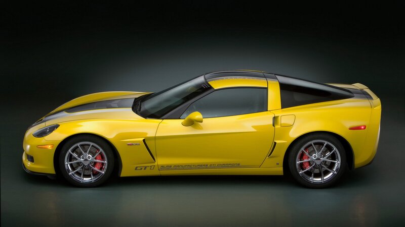 Yellow Corvette Gto — Dramatic, Photograph