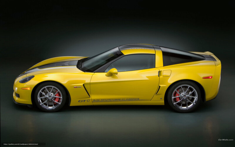 Yellow Corvette Gto
