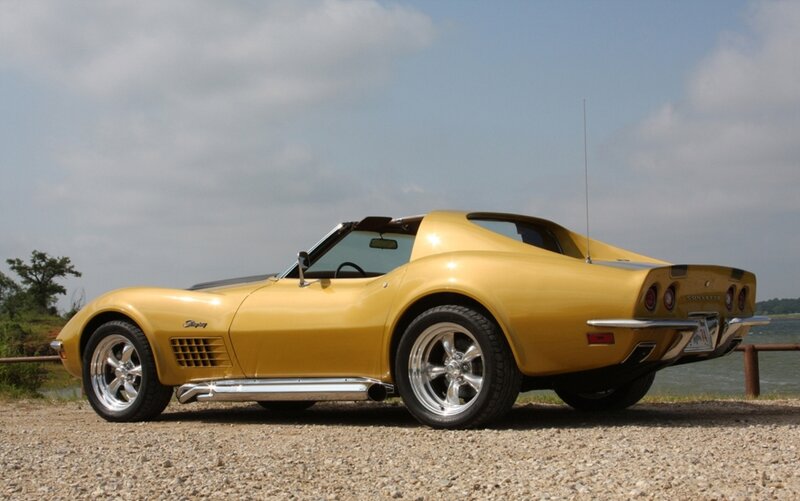 Yellow Corvette Stingray