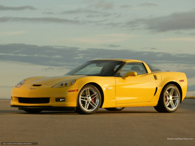Yellow Corvette Z06