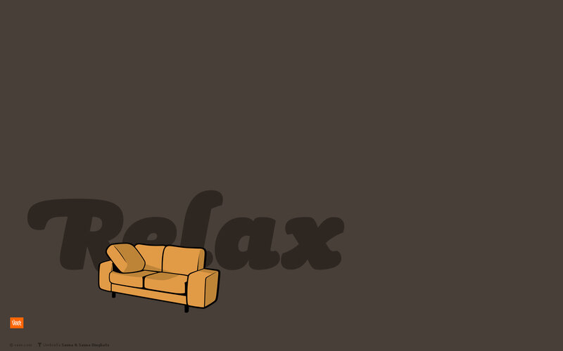 Yellow Couch — Brown