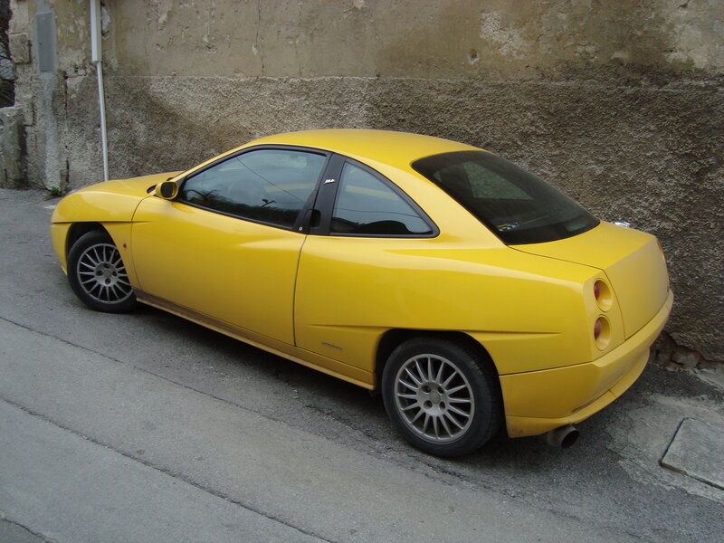 Yellow Coupe Car — Calm, Photograph