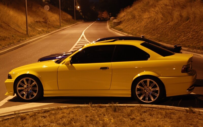 Yellow Coupe Car — Calm